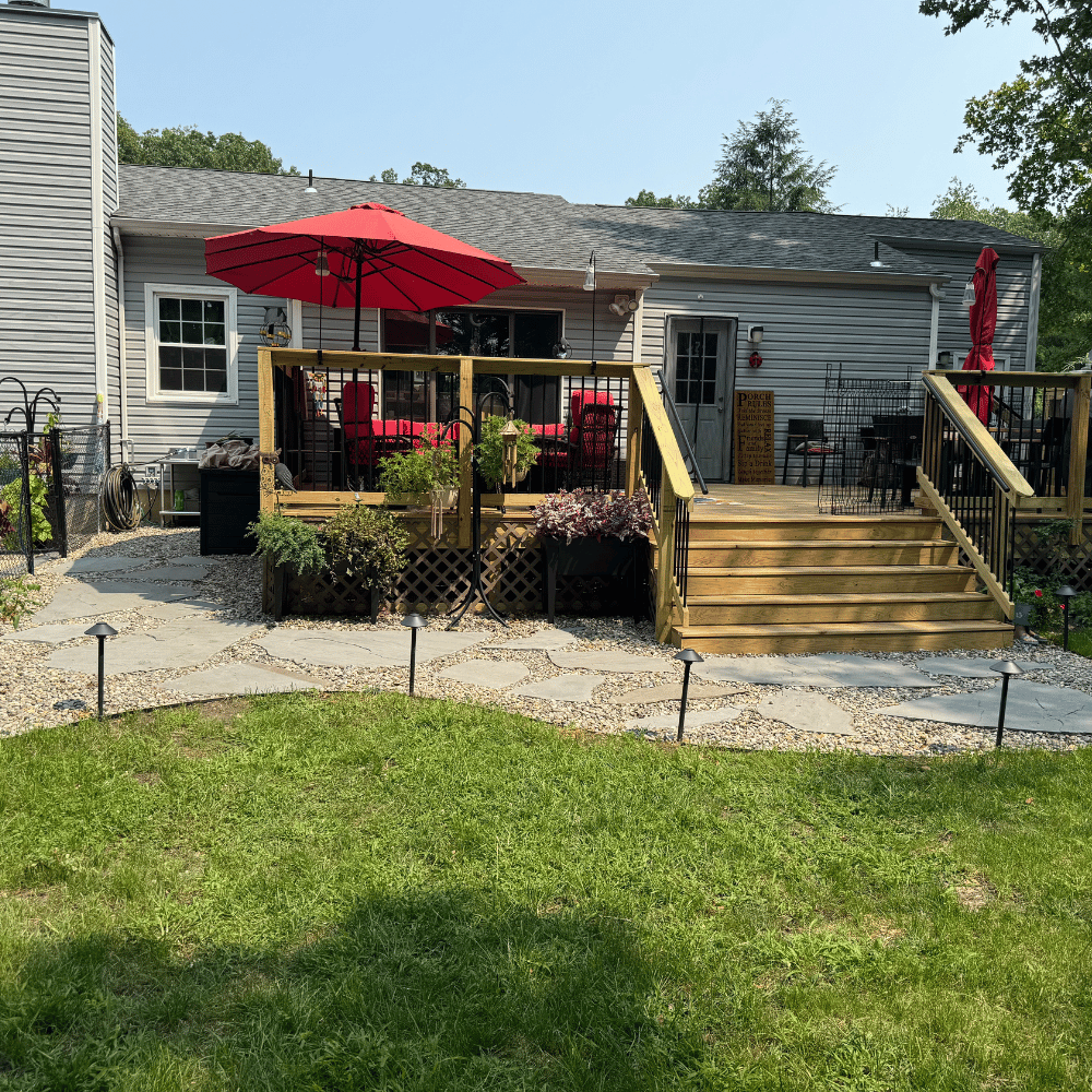Backyard Remodel in Eatontown, NJ